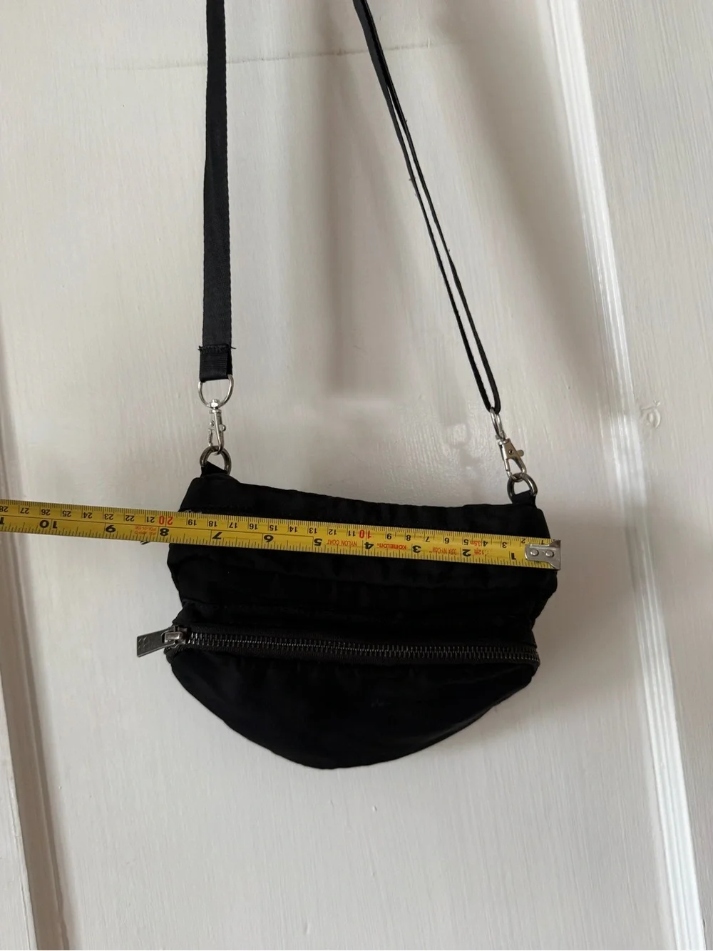 Black Crossbody Shoulder Bag - Women